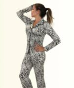Pijama para mujer Conjunto Zebra con Botones