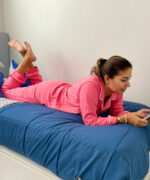 Pijama para mujer Pink con botones